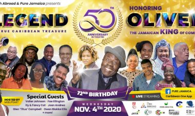 Honoring Oliver Samuels “ The King Of Jamaican Comedy” 50th Year In Theatre & 72nd Birthday