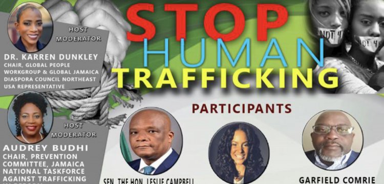 The Global Jamaica Diaspora Council Virtual Presents : Stop Human Trafficking, A Virtual Event