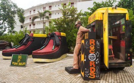 S Hotel Unveils Giant Jamaican-Inspired Boots, Bringing Culture to Montego Bay