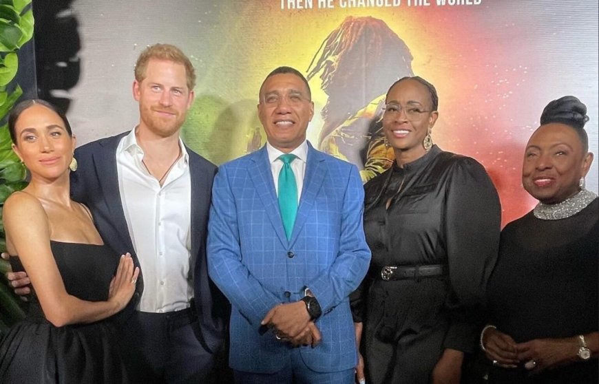 Prince Harry & Meghan Criticised for Taking Photos with Jamaican Prime Minister Andrew Holness