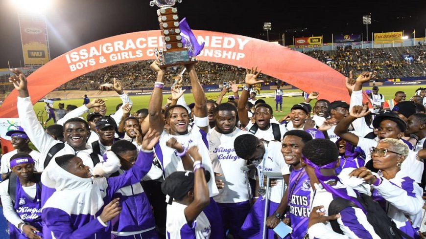 Kingston College Secured Their 35th Title At The 2024 (ISSA) GraceKennedy Boys’ Athletics Championships