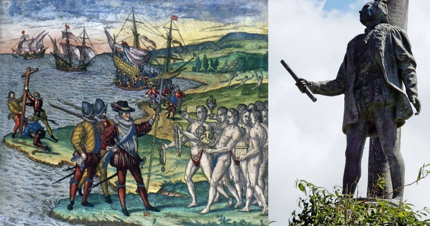 European Explorer Christopher Columbus Landed In Jamaica On His Second Voyage To The West Indies in 1494