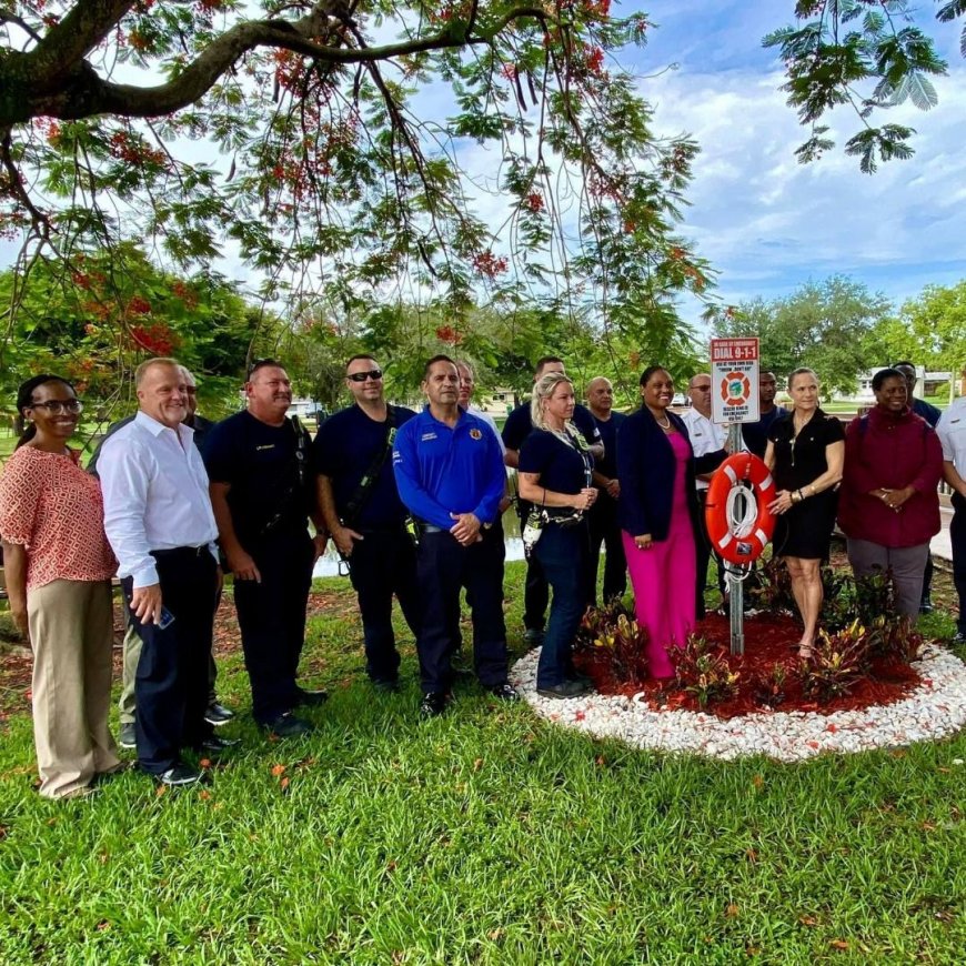 Lauderhill Commissioner Denise Grant Helps Save Children in Water Distress