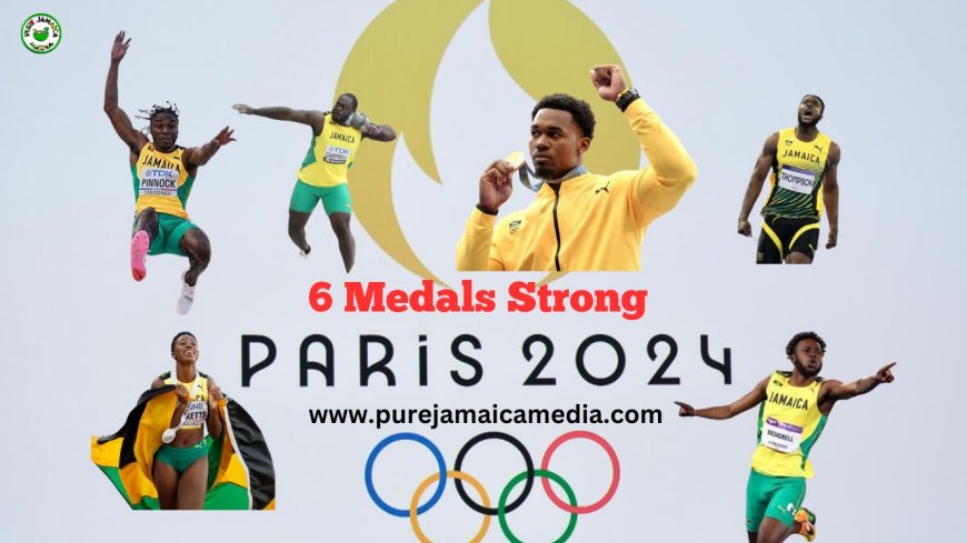 6 Medals Strong: Honoring Jamaica’s Olympic Athletes Remarkable Performance at Paris 2024